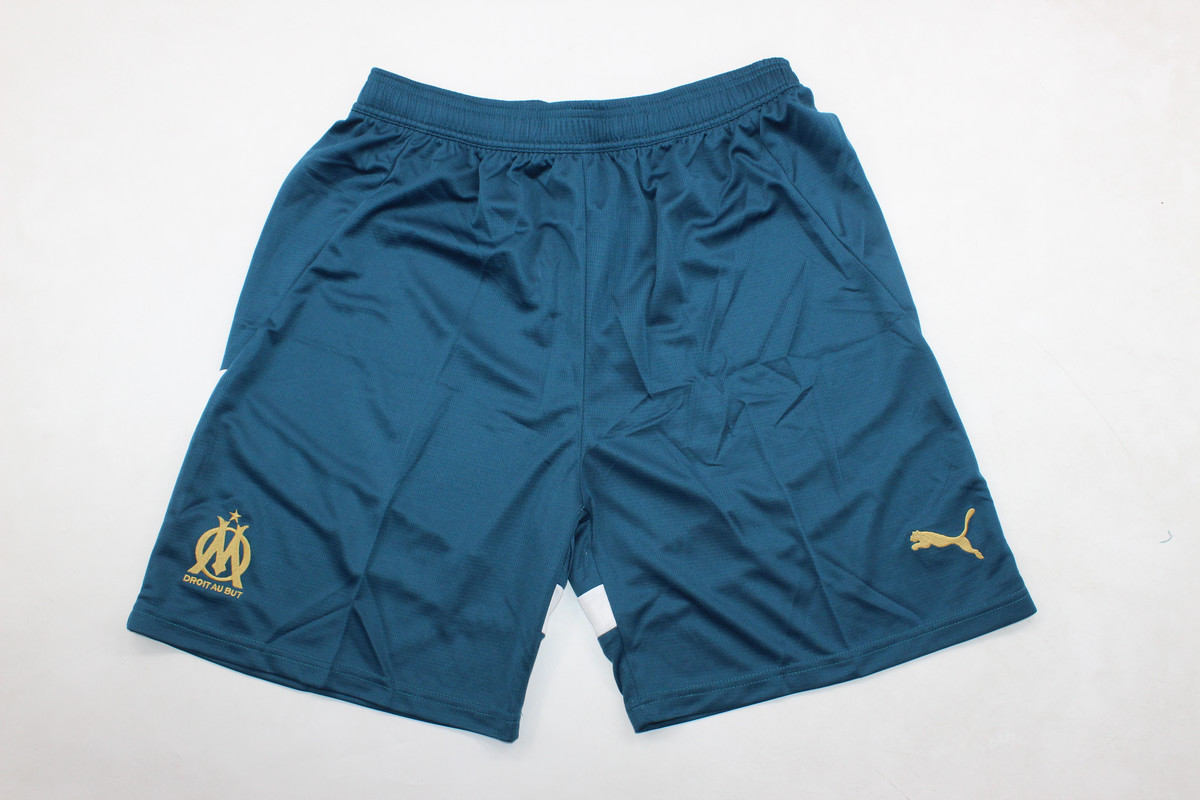 AAA Quality Marseille 24/25 Away Blue Soccer Shorts